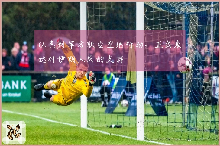 以色列军方联合空地行动，正式表达对伊朗人民的支持